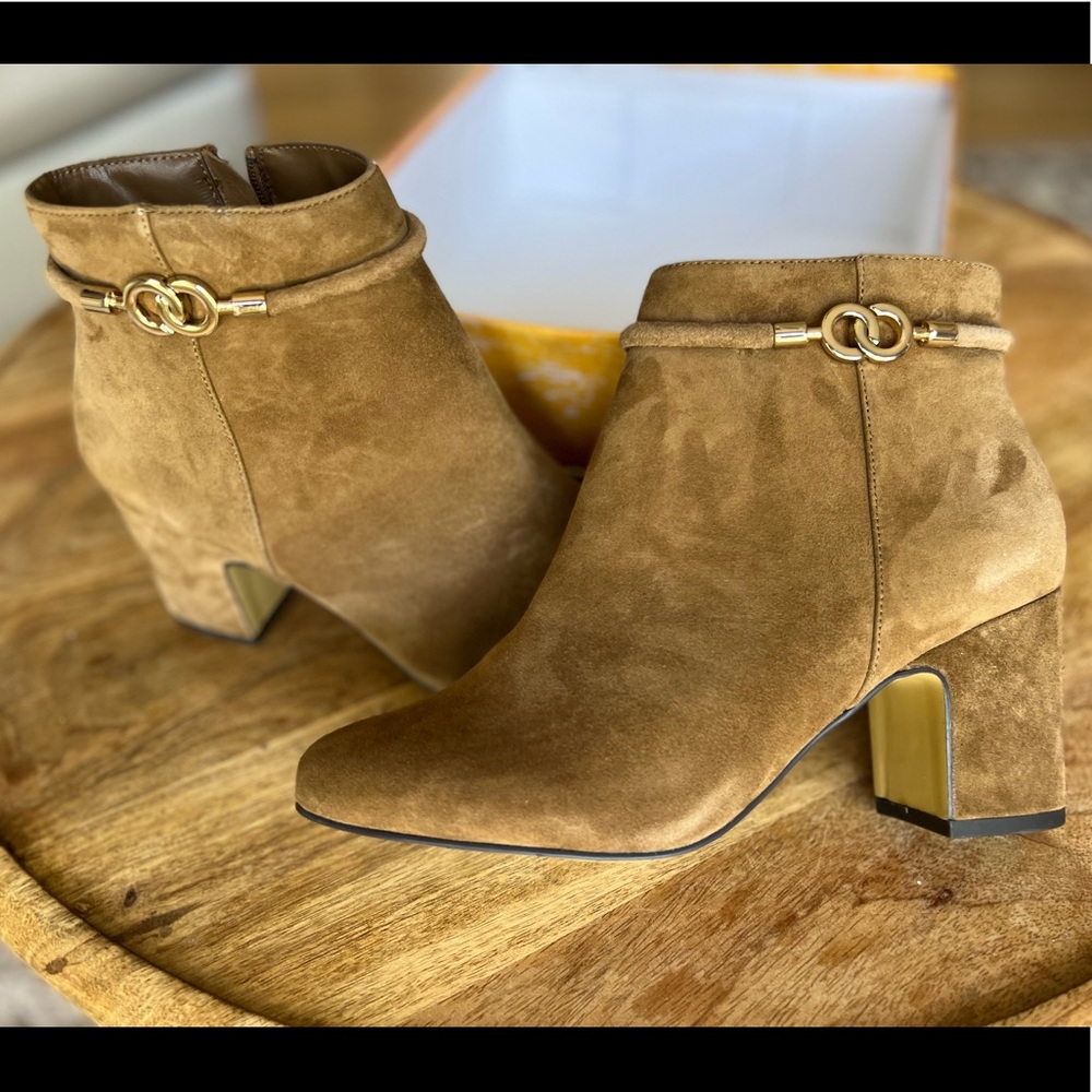 Bella Vita Bella-Vita Cognac KidSuede Leather Suede 9 Narrow Style 51-1564 Diaz